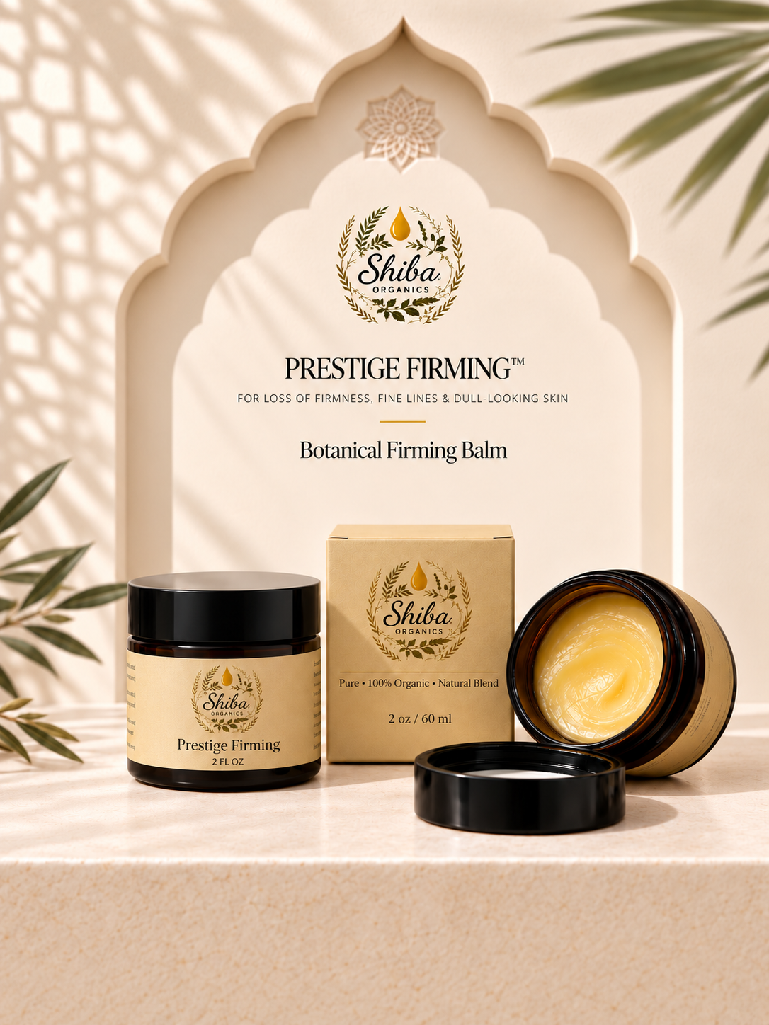 Prestige Firming ylang ylang body balm by Shiba Organics