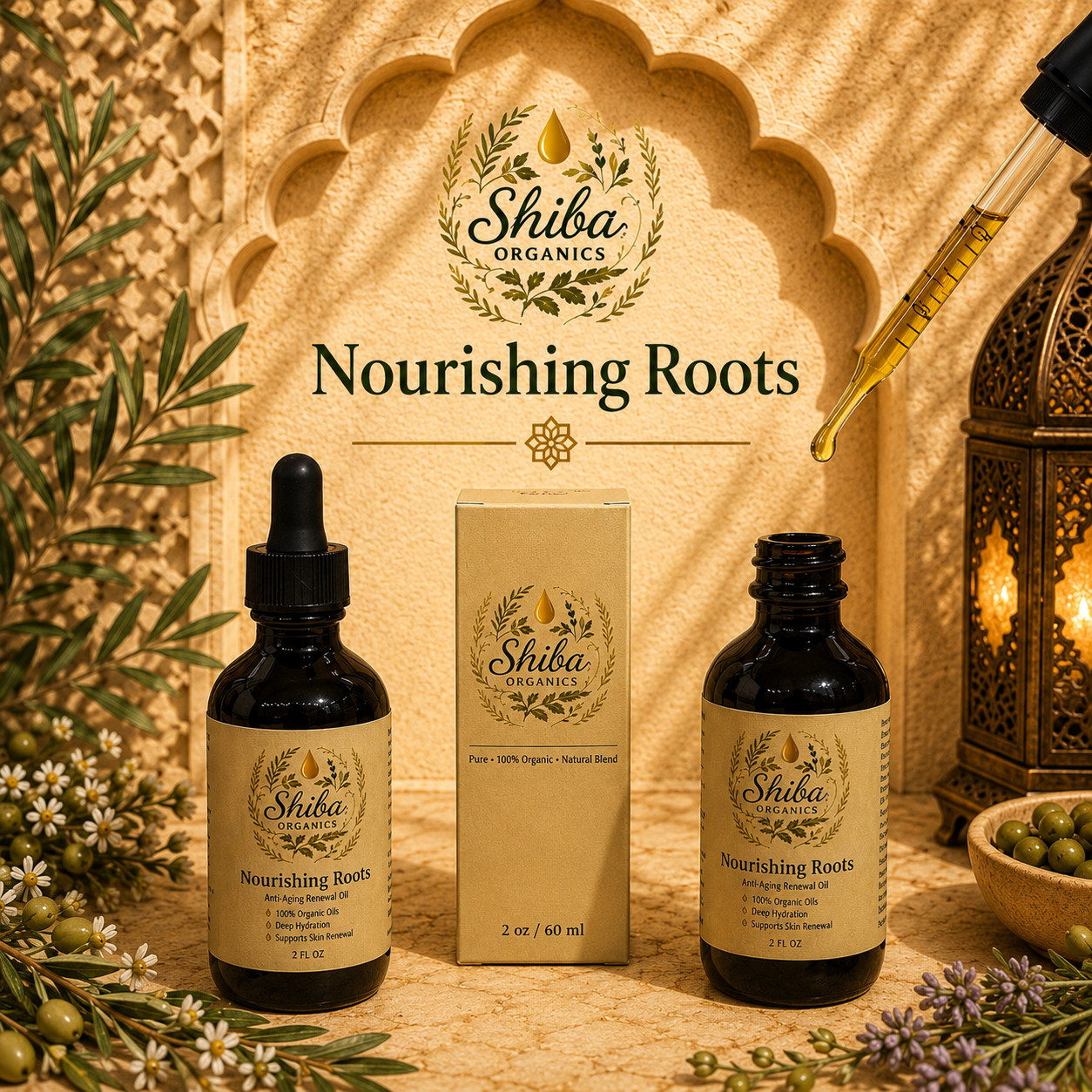 Nourishing Roots - Lightweight Facial Oil to Seal Hydration & Lock in Radiance