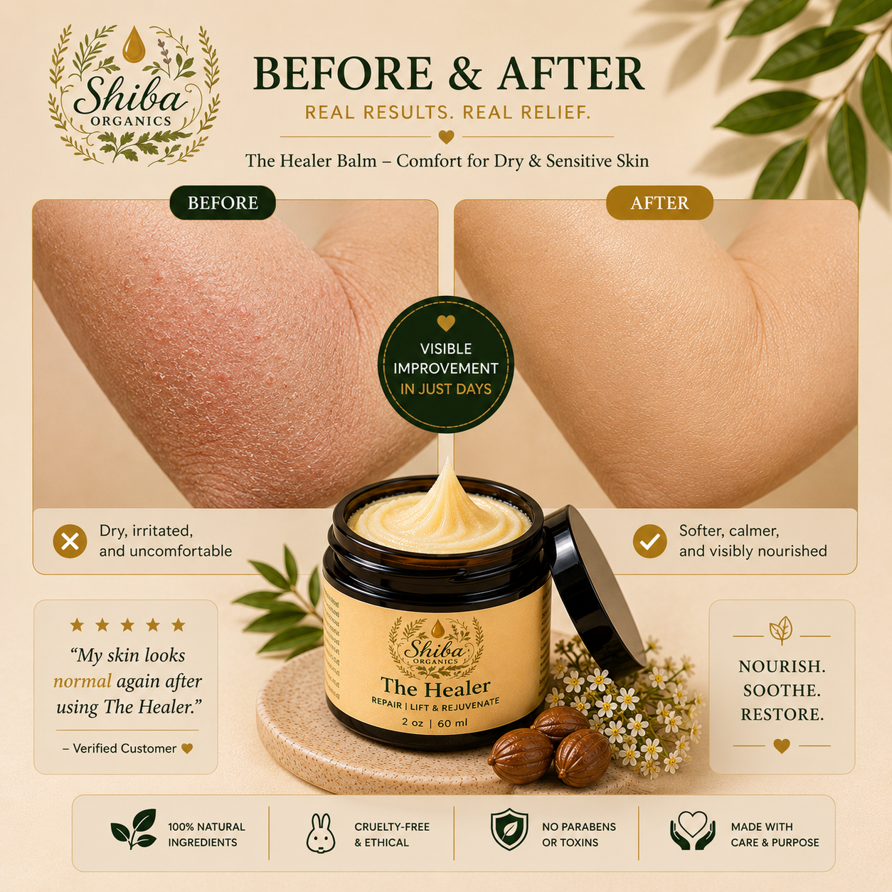 The Healer - Barrier Repair Balm for Dry & Sensitive Skin